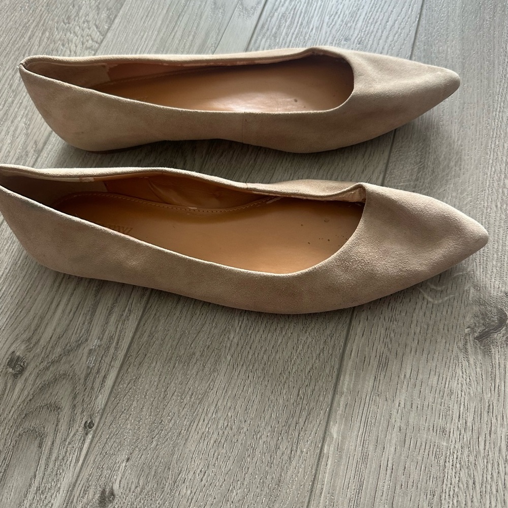 J. Crew Suede Ballet Flat